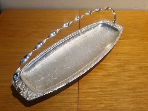 Vintage silver plated sandwich - silver,