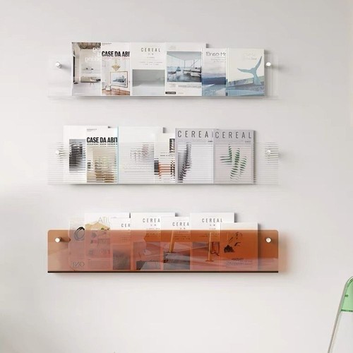Acrylic magazine rack brochure - acrylic,