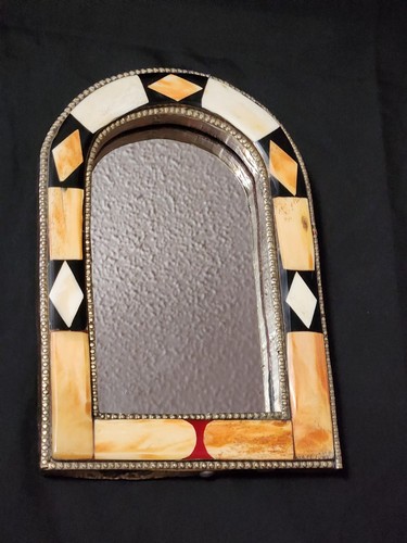 Vintage moroccan arched mirror - arched,