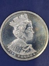 2002 Queen Elizabeth II Golden Jubilee £5 Commemorative Coin