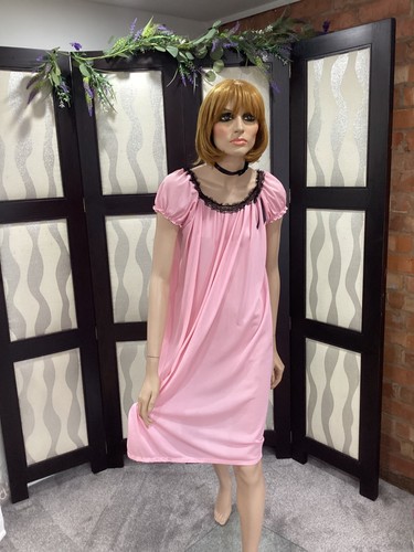 1970 vintage sexy pink nylon - pink,