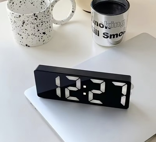 Led mirror table alarm - led,