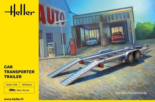 Heller car transporter - heller, 1/24