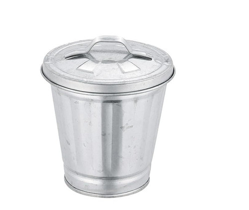 Silver mini galvanized - mini, trash
