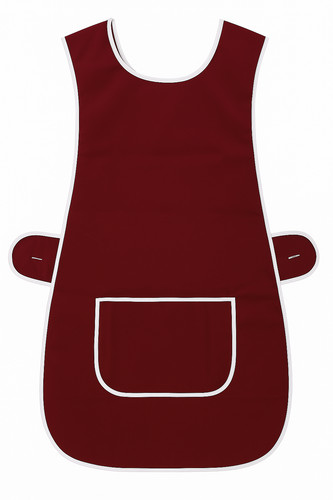 Burgundy tabard apron unisex - tabard,