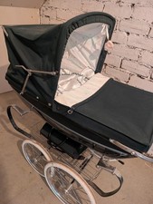 Vintage dark green Silver Cross Pram