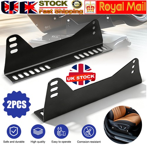 Black bucket seat side - side, mounts
