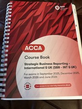 ACCA BPP Strategic Business Reporting Course Book and Exam Practice Kit