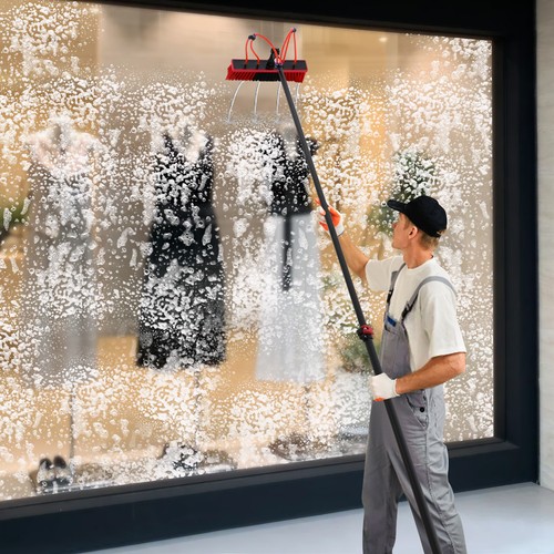 Window cleaner cleaning - cleaner,