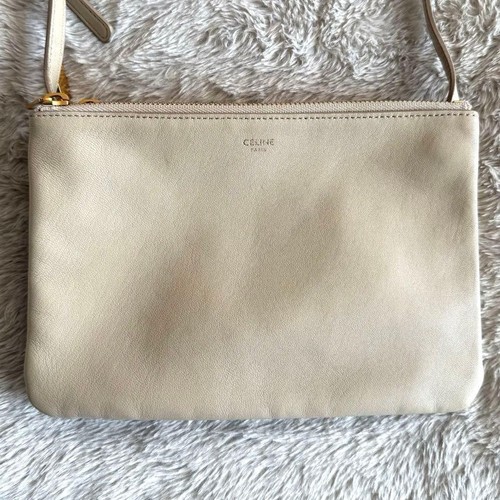Celine leather trio shoulder - leather,