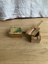Vintage Wooden Puzzle Money