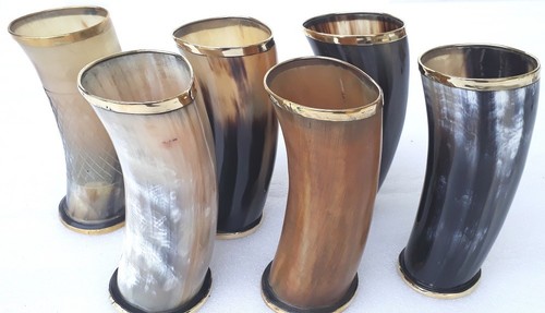 Set viking drinking - set, horn