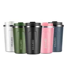 380ML Wall Insulated Coffee Mug Cup Travel Thermal Stainless Steel Flask Vacuum