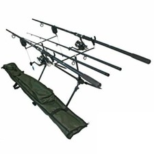 Complete Carp Kit Rods,Reels,Alarms,Pod,Holdall,Line Set Up