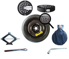 Space Saver Spare Wheel 17"  VW TOURAN SHARAN with jack wrench and cover 63x13CM