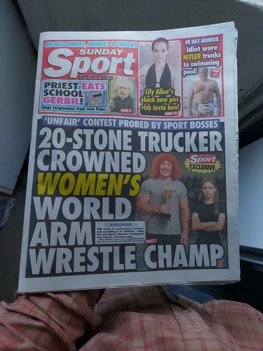 Sunday sport newspaper - sunday,