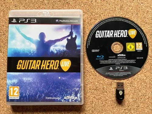 Guitar hero live with - guitar, dongle