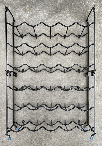 Vintage wire wine rack - vintage,