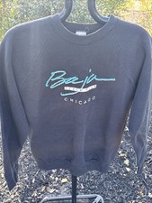 Baja Beach Club Chicago Sweatshirt Large Nightclub 90s Vintage