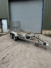 Indespension AD2000 Mini Digger Trailer Plant refurbished Ifor  with Ball Hitch