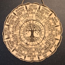 Hanging Witch Calendar Tree of