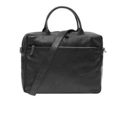Leather Briefcase Orion Veg Tanned Leather Black or Brown