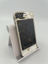 Apple iPhone 4 A1332 3.5" White IOS Smartphone Cracked Spares & Repairs #C