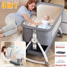 3in1 Baby Bedside Crib Sleeper