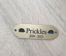 Personalised Pet Hedgehog Memorial Plaque, Urn Plaque, Pet Remembrance ,Engraved