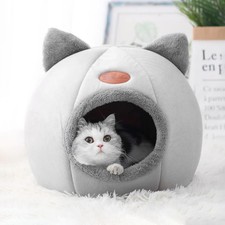 Winter Cat Bed Tent Cozy Nest
