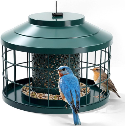 Outdoor hanging metal bird - metal,