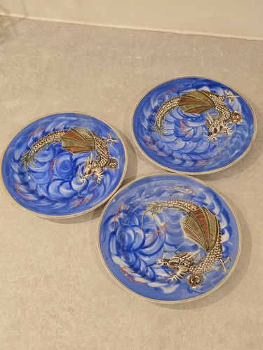 Vintage hand painted dragon - vintage,