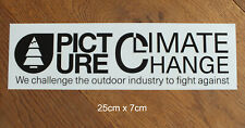 Picture Organic Clothing Climate Change Surf Ski Mountain Decal Sticker 