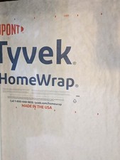 9 X 8 ft Tyvek Sheet Moisture