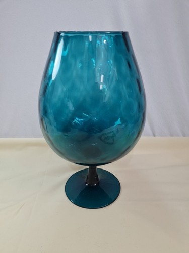 Blue empoli glass - glass, brandy