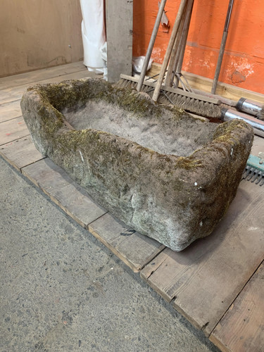 Antique stone trough - stone,