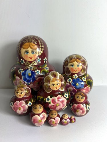 Vintage russian dolls - russian,