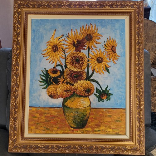 Oil canvas after - after, vincent