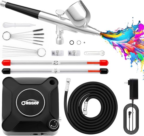 Oasser airbrush compressor - compressor, kit