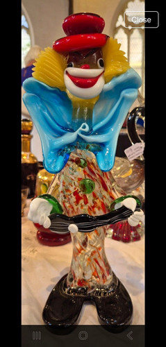 Vintage murano glass - vintage, clown