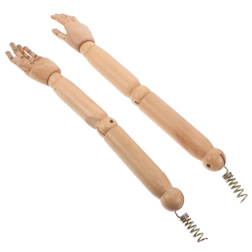 Wooden poseable arm flexible - wooden,