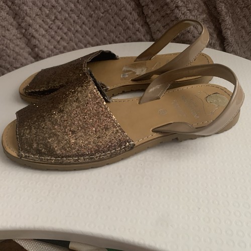 Bronze sparkle slip - slip, on