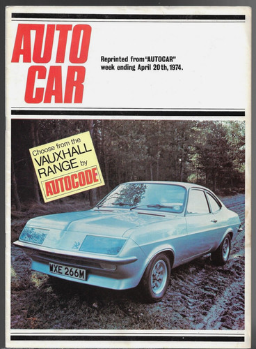 Vauxhall autocode supplement - autocode,