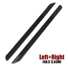 2x Car Accessories Carbon Fiber Door Sill Scuff Plate Cover Panel Step Protector