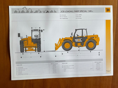 Jcb 540 loadall farm - jcb,