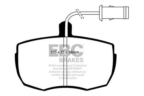 Ebc ultimax front brake - front, pads