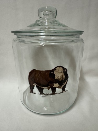Hereford bull canister - hereford,