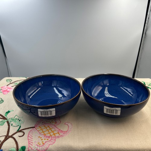 Denby blue imperial coupe - 2,
