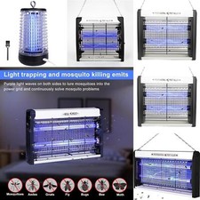 Electric Insect Killer Mosquito Fly Bug Zapper Pest Trap LED UV Indoor Lamp UK