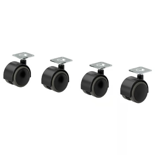Ikea alex castors black - castors,